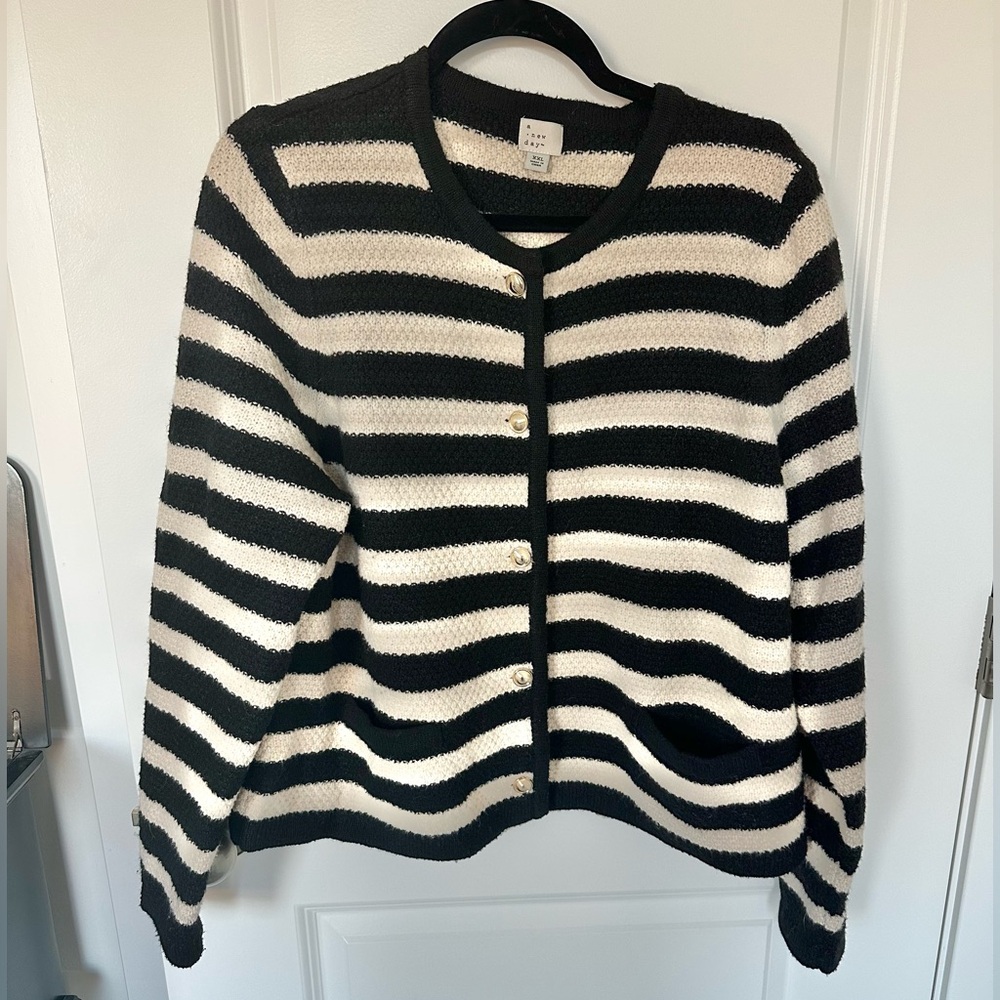 Striped Cardigan